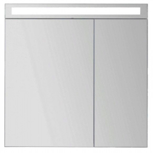 Зеркальный шкаф 80x80 Dreja Max 77.9009W белый