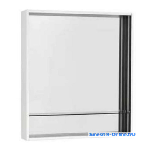 Фото Зеркальный шкаф 80x85 см Aquaton Ривьера белый 1A239102RVX20