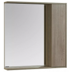 Зеркальный шкаф 80x85 см Aquaton Стоун сосна арлингтон 1A228302SX850