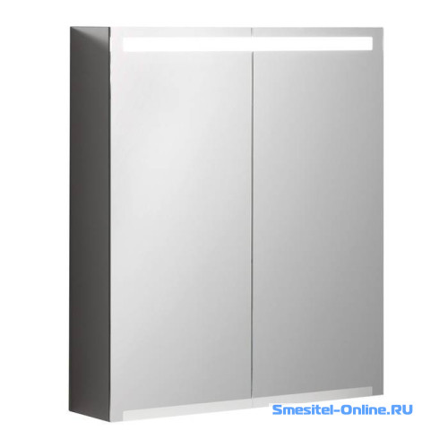 Фото  Зеркальный шкаф с подсветкой 60х70 см Option 500.582.00.1