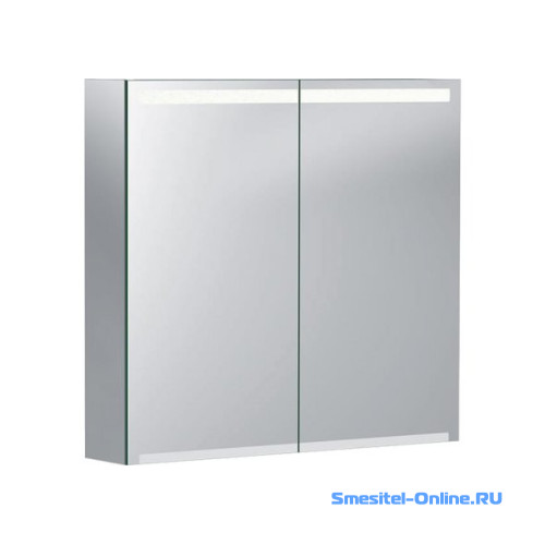Фото  Зеркальный шкаф с подсветкой 75х70 см Option 500.205.00.1