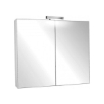  Зеркальный шкаф с подсветкой 80x65 см Jacob Delafon Presquile EB928-J5 белый 