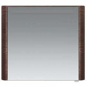  Зеркальный шкаф с подсветкой 80x70 см Am.Pm Sensation M30MCL0801TF табачный дуб 