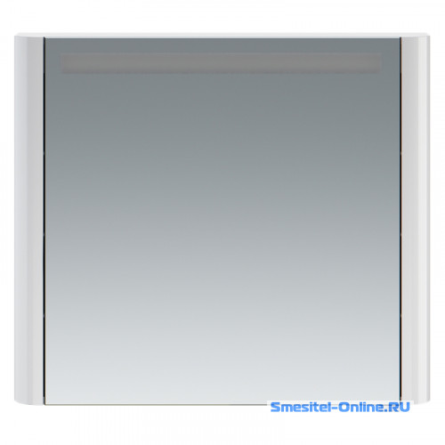 Фото  Зеркальный шкаф с подсветкой 80x70 см Am.Pm Sensation M30MCL0801WG белый 