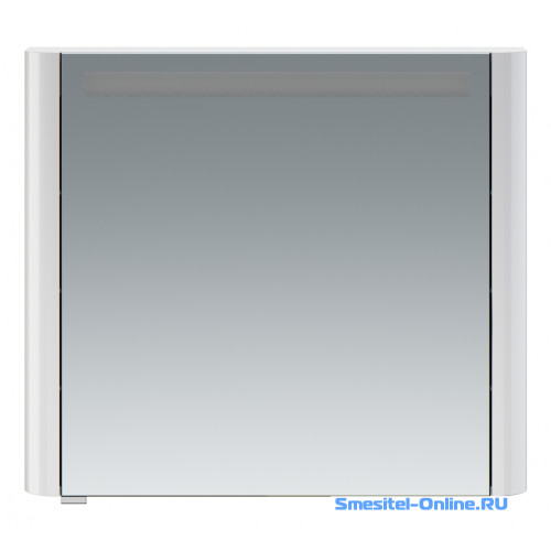 Фото  Зеркальный шкаф с подсветкой 80x70 см Am.Pm Sensation M30MCR0801WG белый 