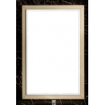 Зеркало 105x70 Armadi Art Dolce 567-D светло-коричневое