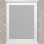 Зеркало 60 Opadiris Палермо 00-00006724 белое матовое