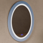 Зеркало с подсветкой  60х80 Abber Stein AS6601Blau голубой 