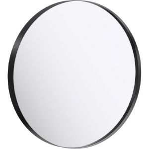  Зеркало 80 см в металлической раме Aqwella RM цвет черный RM0208BLK