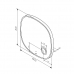 Зеркало 80х80 AM.PM Func M8FMOX0803SA с подсветкой с увеличением и ИК-сенсорным выключателем 