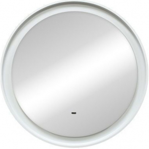 Зеркало 80х80 Art&Max Napoli AM-Nap-800-DS-F-White с подсветкой с бесконтактным выключателем