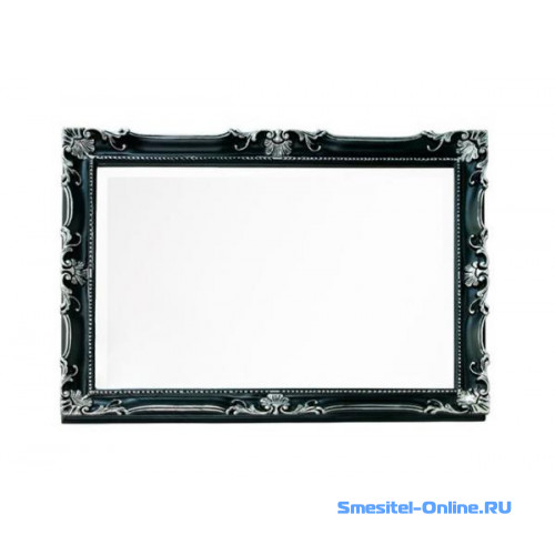 Фото  Зеркало 82x62 см Migliore Complementi Ml.Com-70.504.Nr.Ag черный глянец серебро