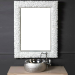  Зеркало 85x110 см Armadi Art Rose 549 белое