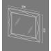 Зеркало 90x80 Sanvit Геометрия zgeo90