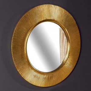  Зеркало с подсветкой 82 см Armadi Art Shine золото 528-Glight с подсветкой