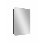 Зеркало-шкаф 56.8х85 Art&Max Lecce AM-Lec-560-850-1D-R-DS-F-Nero черный