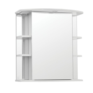 Зеркало-шкаф 70x73 см Style Line Лира 70/С белый ЛС-00000123