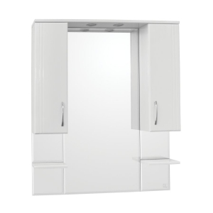 Зеркало-шкаф 90x110 см Style Line Энигма 90/С белый ЛС-00000174