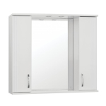 Зеркало-шкаф 90x83 см Style Line Панда 90/С белый ЛС-00000133