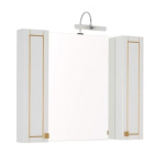 Зеркало-шкаф Aquanet Честер 105 белый золото 105x85 см 00186084