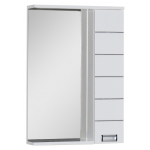 Зеркало-шкаф Aquanet Доминика 60 LED белый 60x87 см 00171918