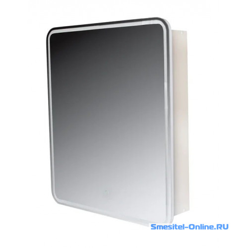 Фото Зеркало-шкаф с подсветкой 60x80 см Style Line Каре 60 белый СС-00002274