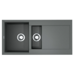 Мойка кухонная 100х50 Sakaime 100-2-GR leningrad grey 4993562