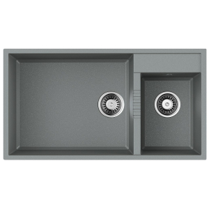 Мойка кухонная 85х46.5 Tedori 85-2-U-GR leningrad grey 4993542