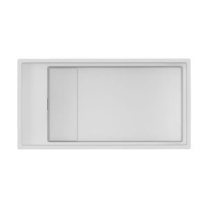 Мойка кухонная 86х46 см Kinaru 86-U/I WH белый 4997026