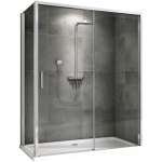 Душевой уголок 160x100 Abber Komfort AG93160-S102 хром