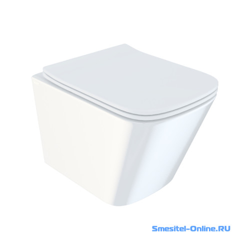 Фото Унитаз подвесной Iddis Bild BILRDSEi25 белый (комплект)