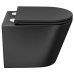 Унитаз подвесной Iddis Calipso CALR3BMi25 черный матовый (комплект) 