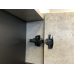 Зеркальный шкаф 60х80 Comforty Франкфурт 00-00004331 бетон светлый, черный матовый 