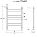 Полотенцесушитель водяной Energy Prestige 40x60 