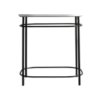 Консоль для накладной раковины White Ceramic Upper W11080M-RAL9005 черный матовый