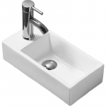 Раковина 40.5x20 Ceramalux 9048DR белая