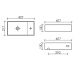 Раковина 40.7х21.7 Ceramica Nova Element CN6051LMW белый 