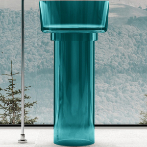 Раковина 45х45 Abber Kristall AT2702Aquamarin-H бирюзовая Раковина 45х45 Abber Kristall AT2702Aquamarin-H бирюзовая