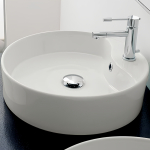 Раковина 46х46 Scarabeo Thin Line 8029/R белая