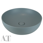  Раковина 49.5х49.5 AeT Elite Round L601T0R0V0116 серый матовый  
