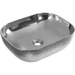Раковина 50x40 Ceramalux D1302H009 серебро