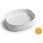 Раковина 50x40 White Ceramic Jumper W0717OC оранжевый матовый