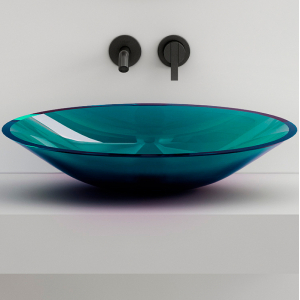 Раковина 53.5х42.5 Abber Kristall AT2812Aquamarin бирюзовая Раковина 53.5х42.5 Abber Kristall AT2812Aquamarin бирюзовая