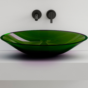 Раковина 53.5х42.5 Abber Kristall AT2812Emerald зеленая Раковина 53.5х42.5 Abber Kristall AT2812Emerald зеленая