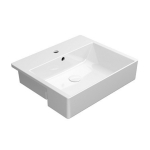 Раковина 55х47 GSI Kube X 9434111 белый 