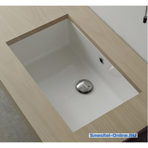 Фото Раковина 57х30.5 Scarabeo Miky 8091 белая