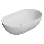 Раковина 60х37 GSI Pura 883409 белый матовый 