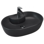Раковина 60х39.5 beWash Bogen 88611180 черная матовая