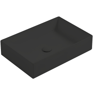 Раковина 60х40 Simas Agile матовый чёрный AG60 nero matt Раковина 60х40 Simas Agile матовый чёрный AG60 nero matt