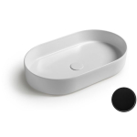 Раковина 60x36 White Ceramic Blade W052705 черный матовый